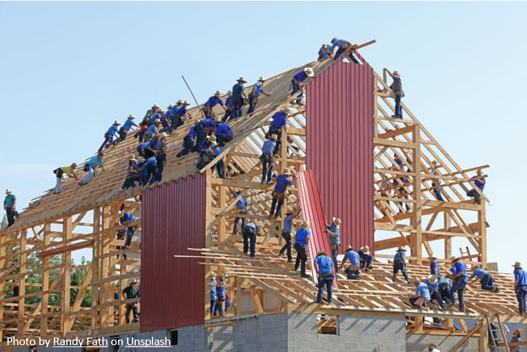 Barn raising